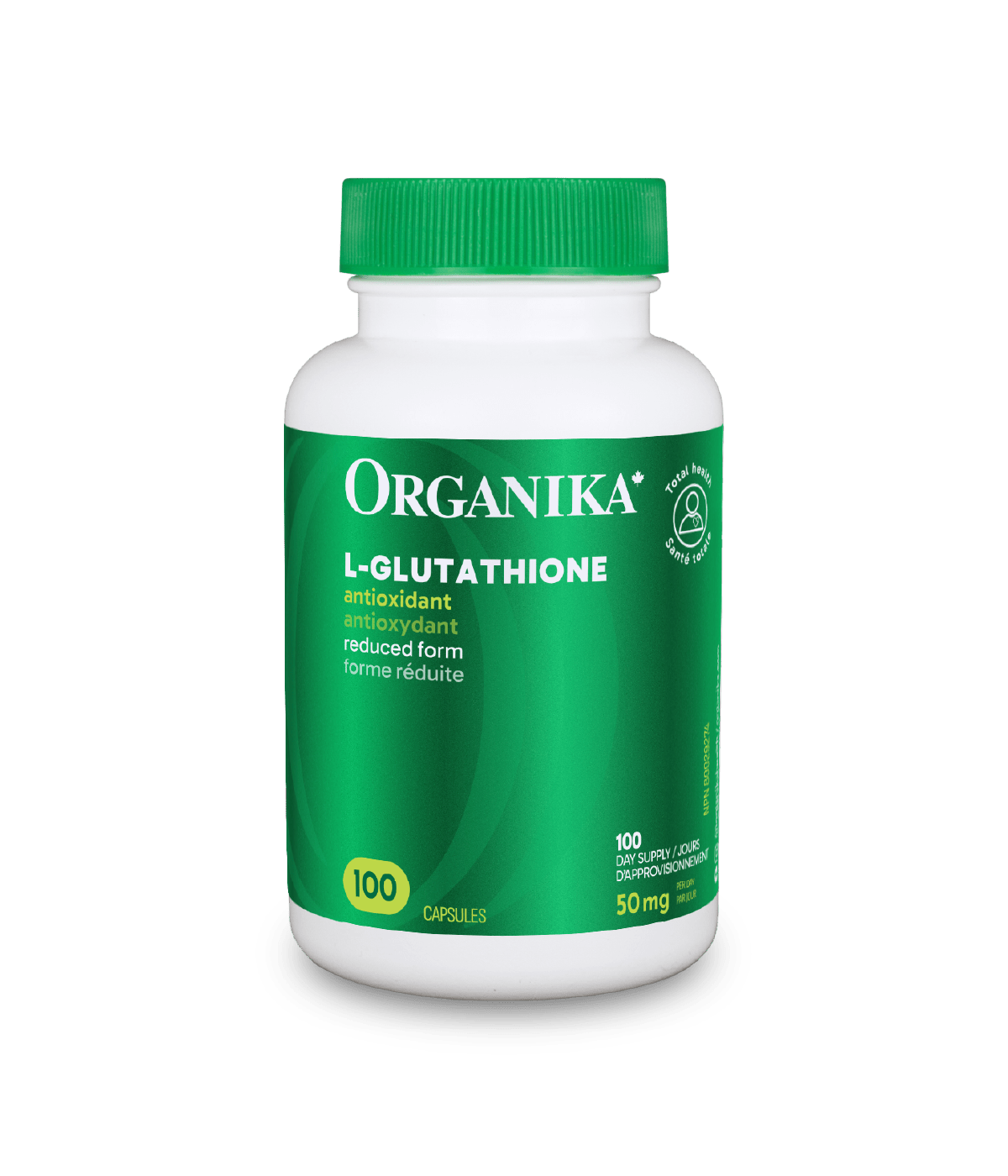 Organika L-Glutathione (50mg) (100 Capsules)