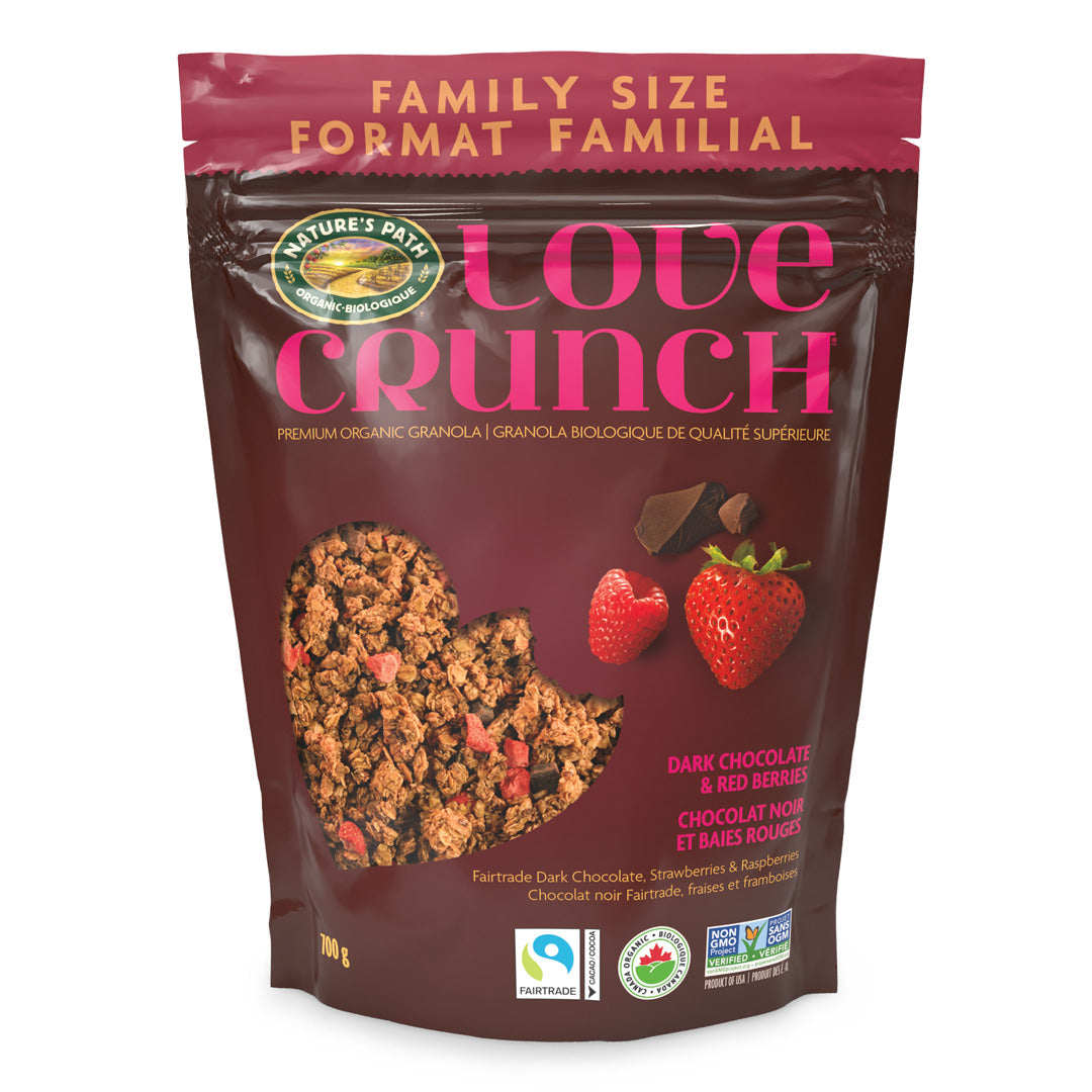 Nature's Path Love Crunch Organic Granola - Dark Chocolate & Red Berries - Lifestyle Markets