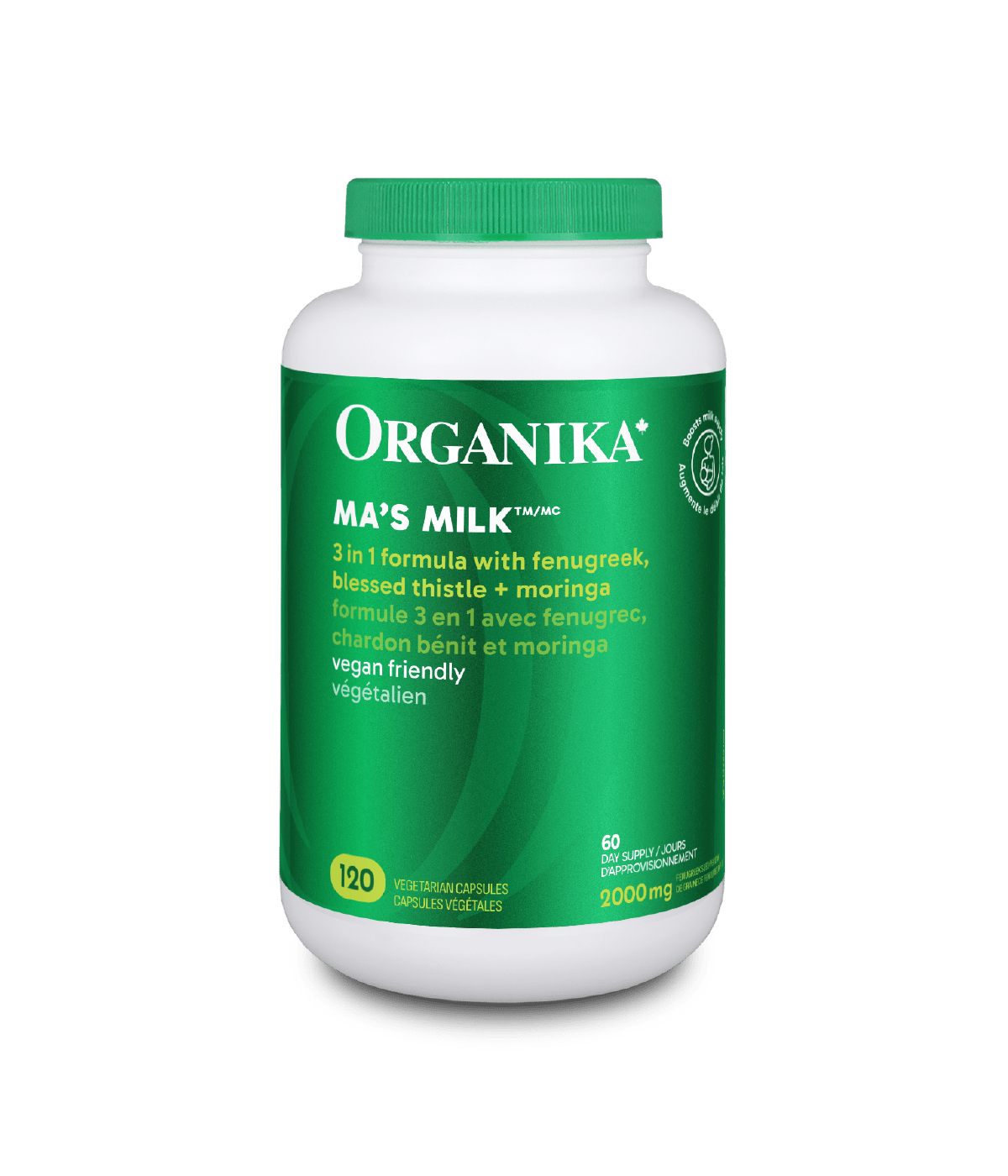 Organika MA's Milk (120vcaps)