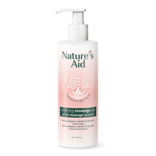 Nature's Aid soothing massage gel bottle on a white background