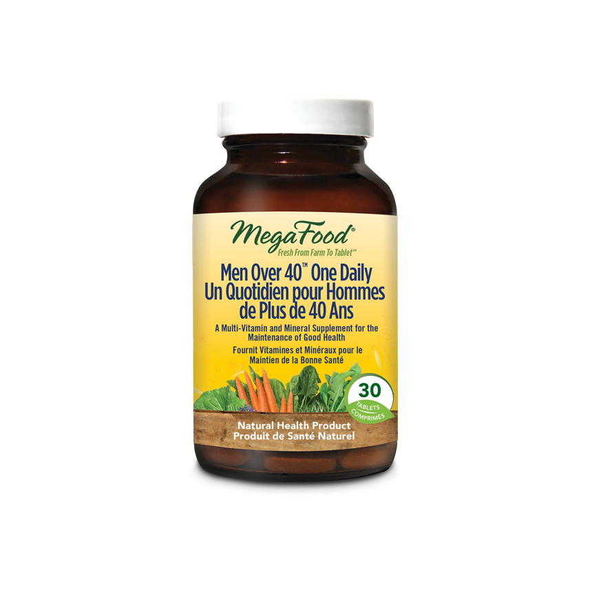 MegaFood Men Over 40 One Daily (30 Tablets) - Lifestyle Markets