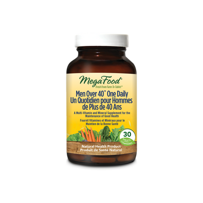 MegaFood Men Over 40 One Daily (30 Tablets) - Lifestyle Markets