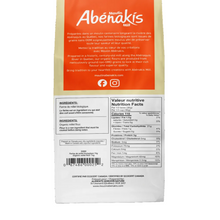 Product packaging with 'Aberakis' branding on a white background