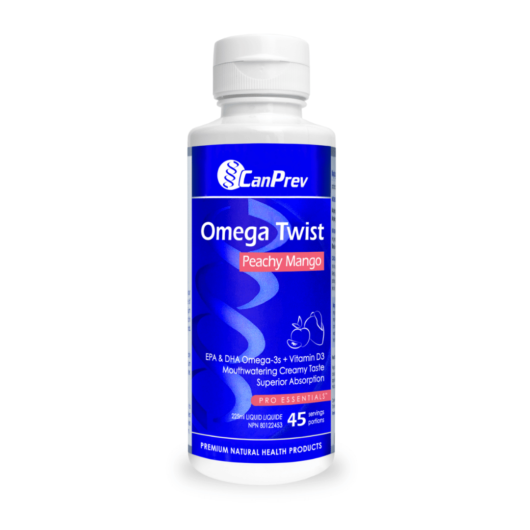 CanPrev Omega Twist - Peachy Mango (225ml) - Lifestyle Markets