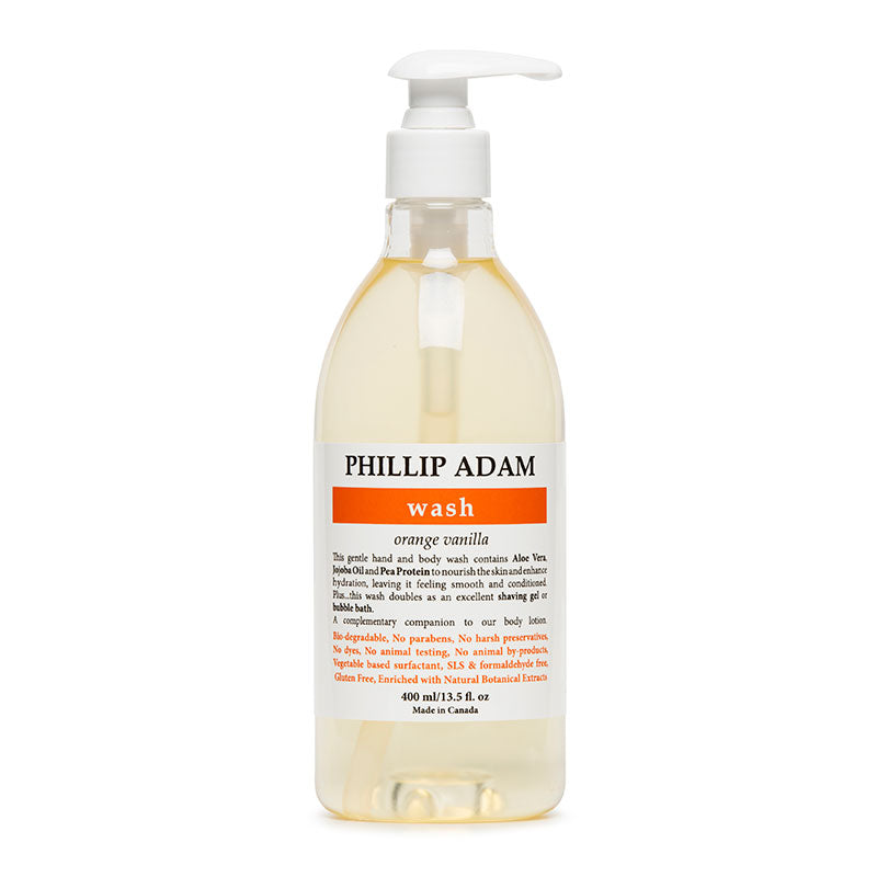 Phillip Adam Wash - Orange Vanilla (400ml) - Lifestyle Markets