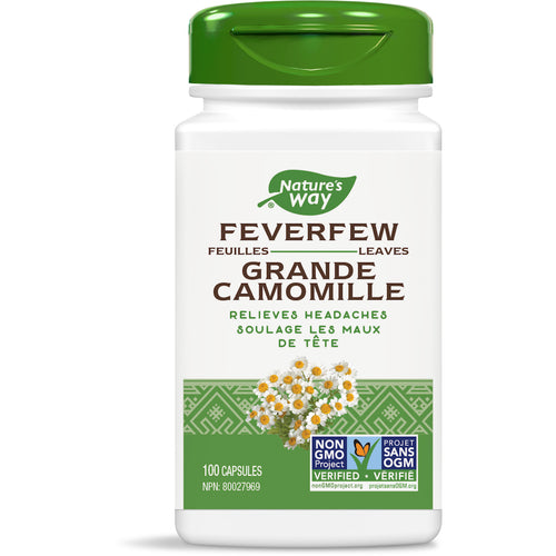 Nature's Way Feverfew Leaves (100 Capsules) - Lifestyle Markets