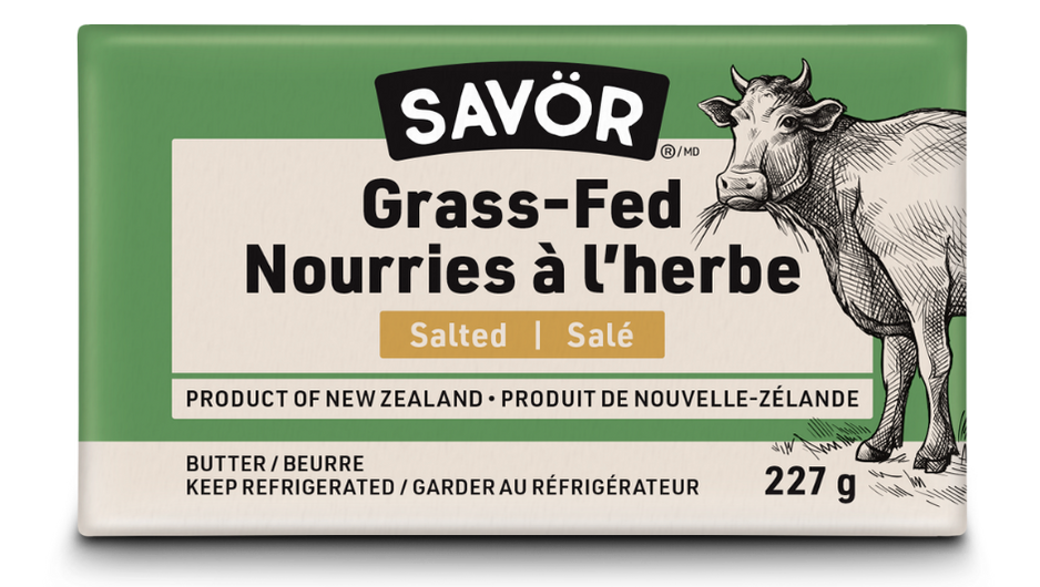 Savor New Zealand Grassfed Butter - Salted (227g)
