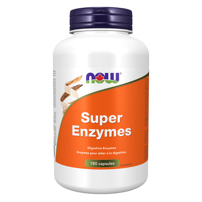 Now Super Enzymes (180 Capsules) - Lifestyle Markets
