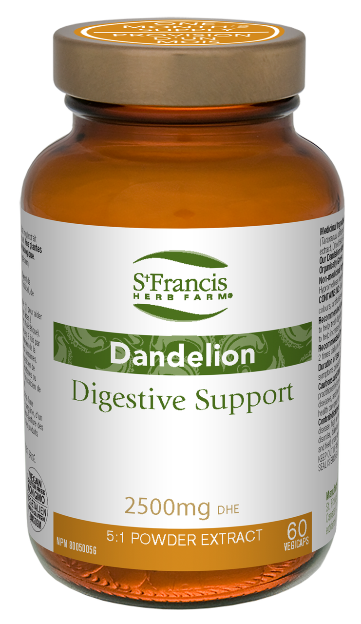 St. Francis Dandelion (2500mg DHE) (60 VegiCapsules) - Lifestyle Markets