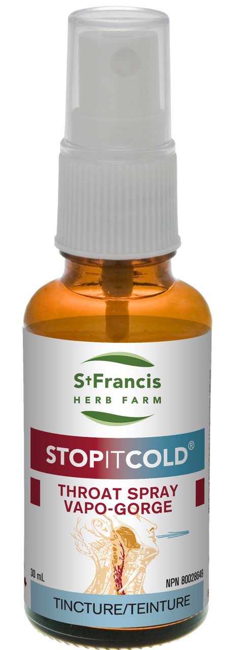 St. Francis Stop Cold Throat Spray (30ml) - Lifestyle Markets