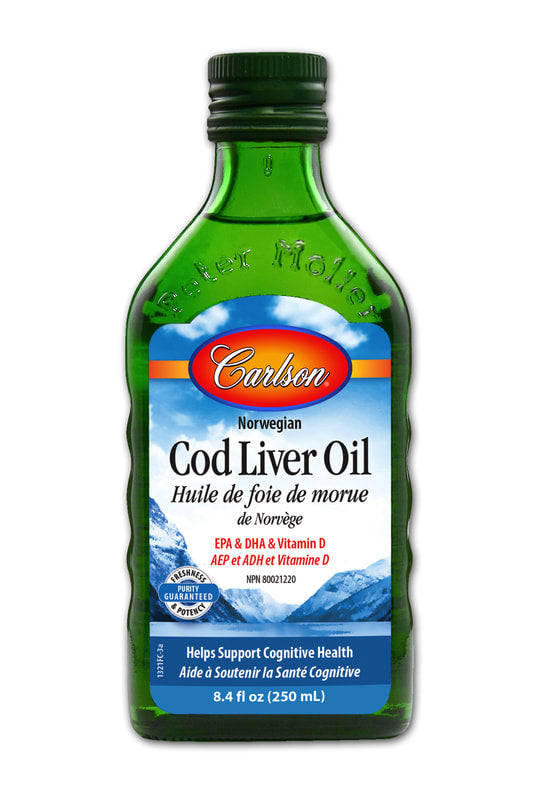 Carlson Cod Liver Oil (250ml) - Lifestyle Markets