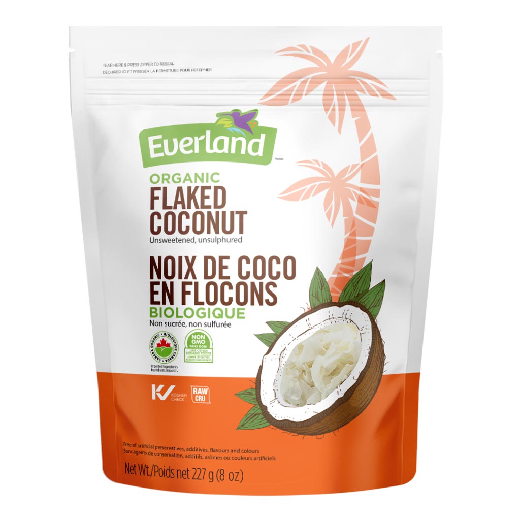 Everland Organic Flaked Coconut (227g) - Lifestyle Markets