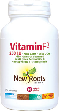 New Roots  Vitamin E8 (200IU)  (90 SoftGels) - Lifestyle Markets