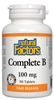 Natural Factors Complete B (100mg) Timed-Release (90 Tablets) - Lifestyle Markets