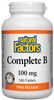 Natural Factors Complete B (100mg) Timed-Release (180 Tablets) - Lifestyle Markets