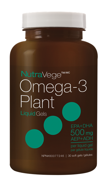 Nature's Way NutraVege Omega - 3 Liquid Gels (30 Soft Gels) - Lifestyle Markets