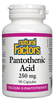 Natural Factors Pantothenic Acid (250mg) (90 Capsules) - Lifestyle Markets
