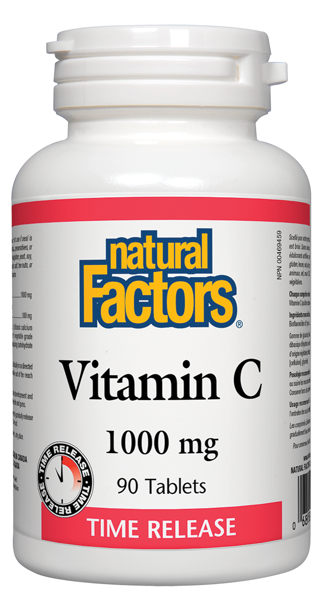 Natural Factors Vitamin C Timed-Release (1000mg) (90 Tablets) - Lifestyle Markets