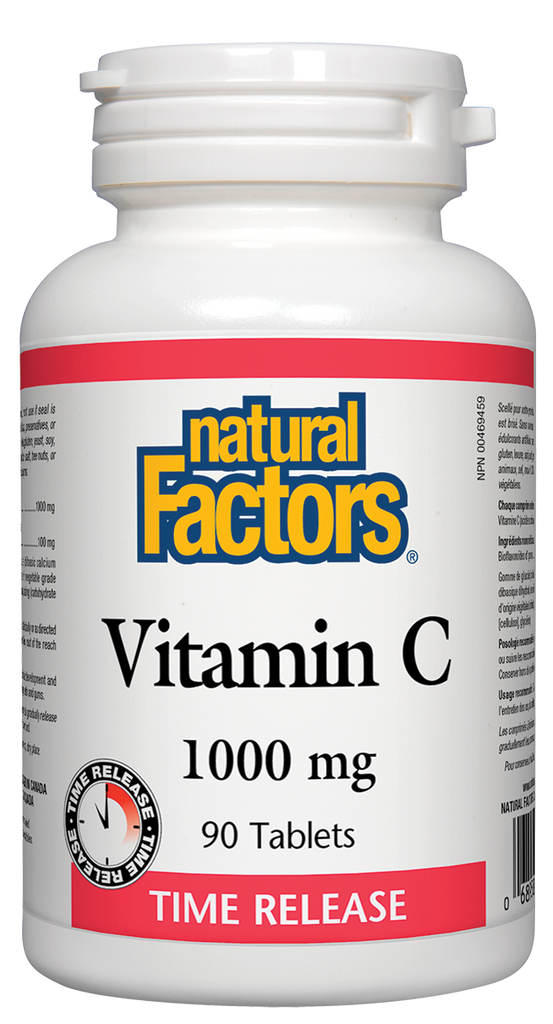 Natural Factors Vitamin C Timed-Release (1000mg) (90 Tablets) - Lifestyle Markets