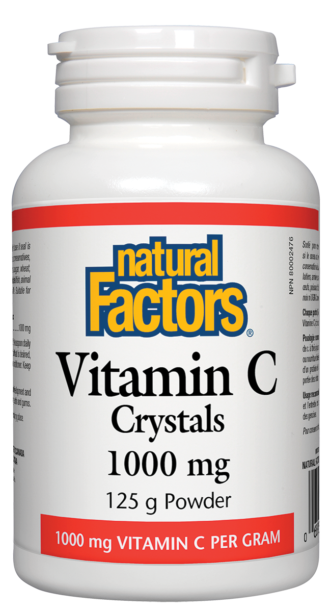Natural Factors Vitamin C Crystals (125g) Lifestyle Markets