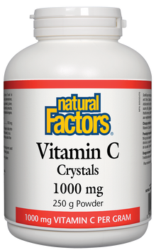 Natural Factors Vitamin C Crystals (250g) - Lifestyle Markets