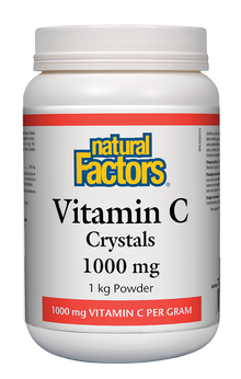 Natural Factors Vitamin C Crystals (1kg) - Lifestyle Markets