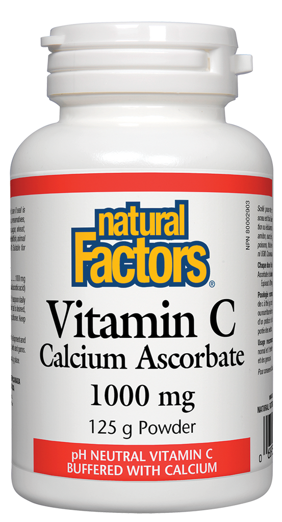 Natural Factors Calcium Ascorbate Powder (125g) - Lifestyle Markets