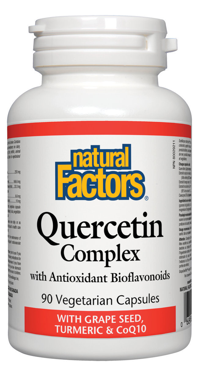 Natural Factors Quercetin Complex (90 VCaps) - Lifestyle Markets