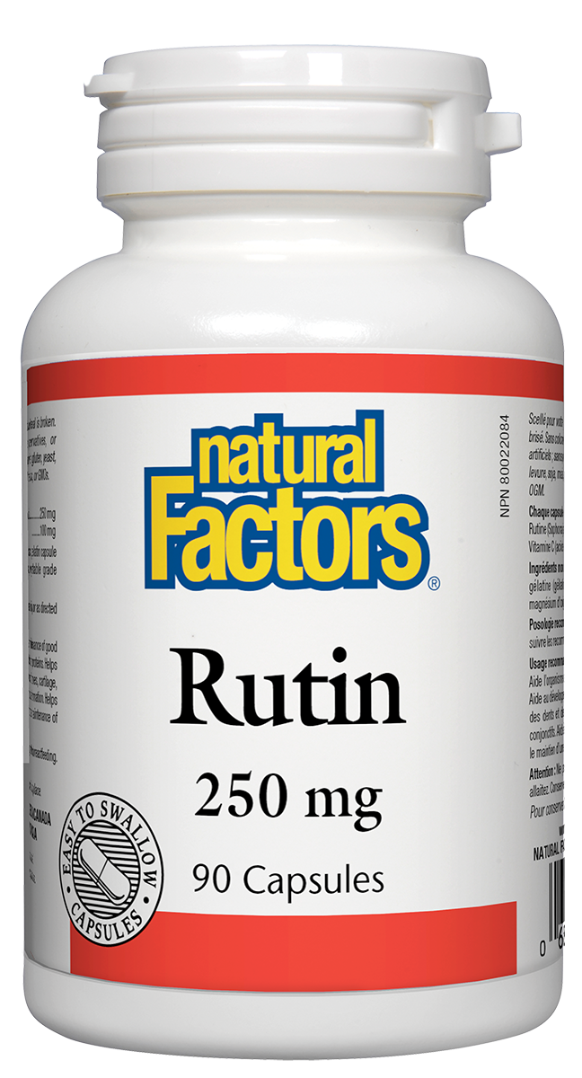 Natural Factors Rutin (250mg) (90 Capsules) - Lifestyle Markets