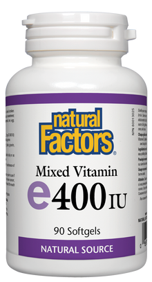 Natural Factors Mixed Vitamin E (400iu) (90 SoftGels) - Lifestyle Markets