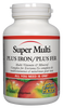 Natural Factors Super Multi Plus Iron (90 Tablets) - Lifestyle Markets