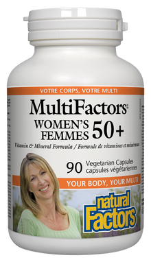 Natural Factors MultiFactors Women's 50+ (90 VCaps) - Lifestyle Markets