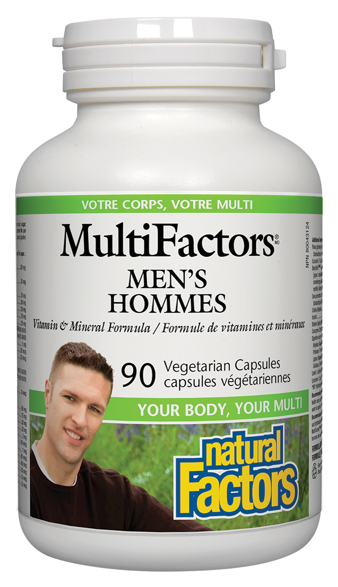 Natural Factors MultiFactors Men's (90 VCaps) - Lifestyle Markets