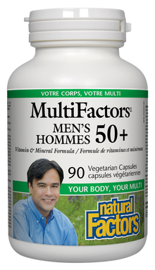 Natural Factors MultiFactors Men's 50+ (90VCaps) - Lifestyle Markets