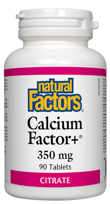 Natural Factors Calcium Factor+ (350mg) (90 Tablets) - Lifestyle Markets
