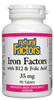 Natural Factors Iron Factors (35mg) (90 Tablets) - Lifestyle Markets