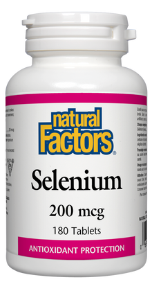Natural Factors Selenium (200mcg) (180 Tabs) - Lifestyle Markets