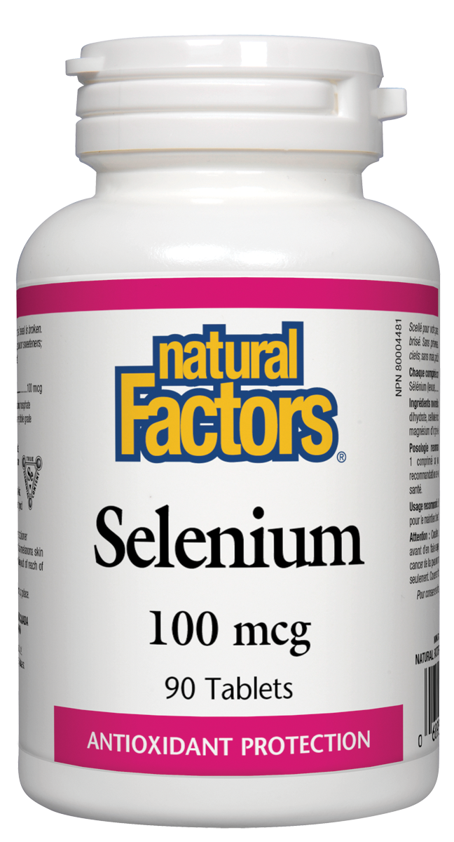 Natural Factors Selenium (100mcg) (90 Tabs) - Lifestyle Markets