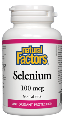 Natural Factors Selenium (100mcg) (90 Tabs) - Lifestyle Markets