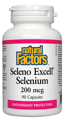 Natural Factors Seleno Excell (200mcg) (90 Capsules) - Lifestyle Markets