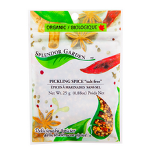 Splendor Garden Pickling Spice "salt free" (25g) - Lifestyle Markets