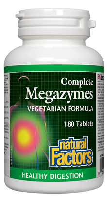 Natural Factors Complete Megazymes (180 Tablets) - Lifestyle Markets