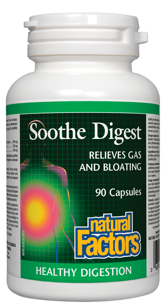 Natural Factors Soothe Digest (90 Caps) - Lifestyle Markets