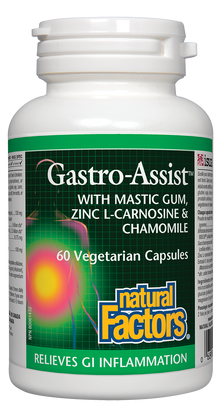 Natural Factors Gastro-Assist (60 Vegetarian Capsules) - Lifestyle Markets