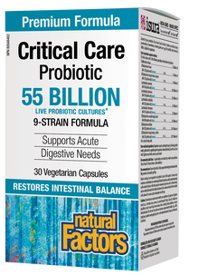 Natural Factors Critical Care Probiotic 55 Billion (30 VCaps) - Lifestyle Markets