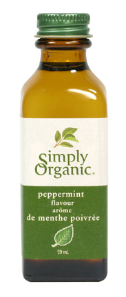 Simply Organic Peppermint Flavour (59ml) - Lifestyle Markets
