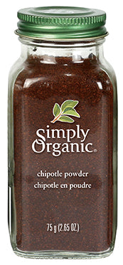 Simply Organic Chipotle Powder (75g) - Lifestyle Markets