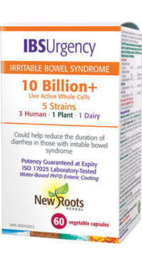 New Roots  IBS Urgency 10 Billion+ (60 VCaps) - Lifestyle Markets