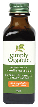 Simply Organic Madagascar Vanilla Extract (non-alcoholic) (59ml) - Lifestyle Markets
