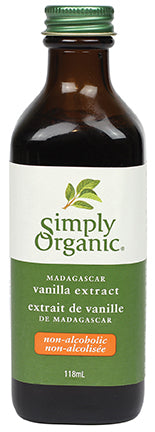 Simply Organic Madagascar Vanilla Extract (non-alcoholic) (118ml) - Lifestyle Markets